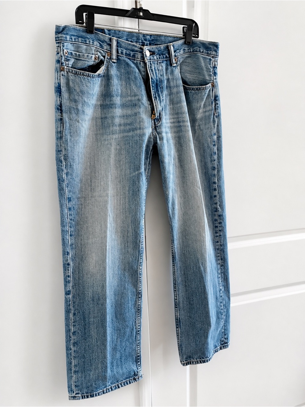 Levi's Men's Light Blue Relaxed Straight Jeans 36W 30L